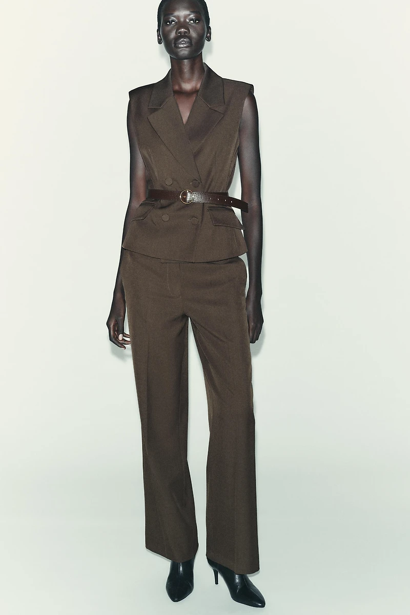 BELTED VEST