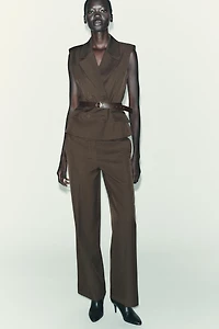 BELTED VEST