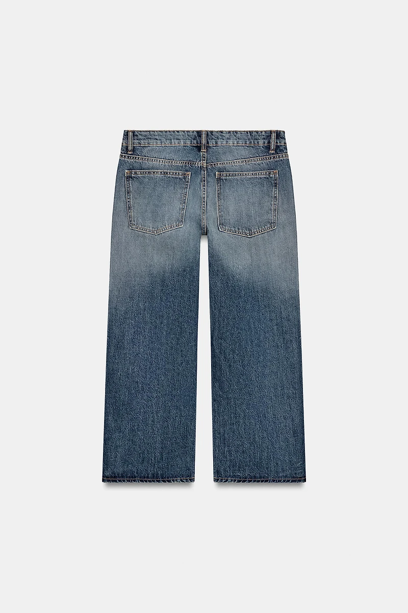 JEAN TRF LARGE ET COURT TAILLE BASSE