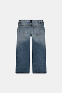 JEAN TRF LARGE ET COURT TAILLE BASSE