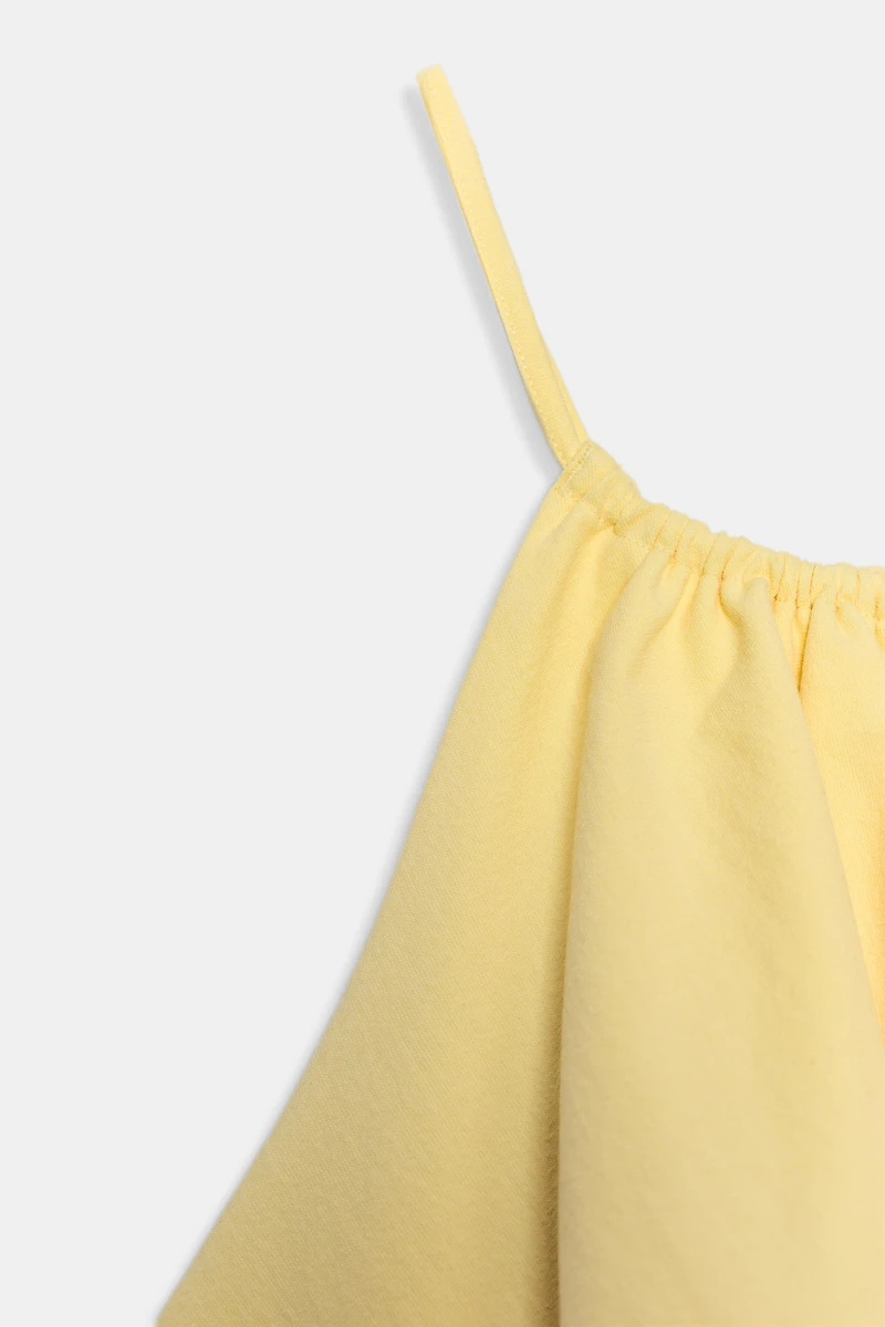 VOLUMINOUS HALTER TOP