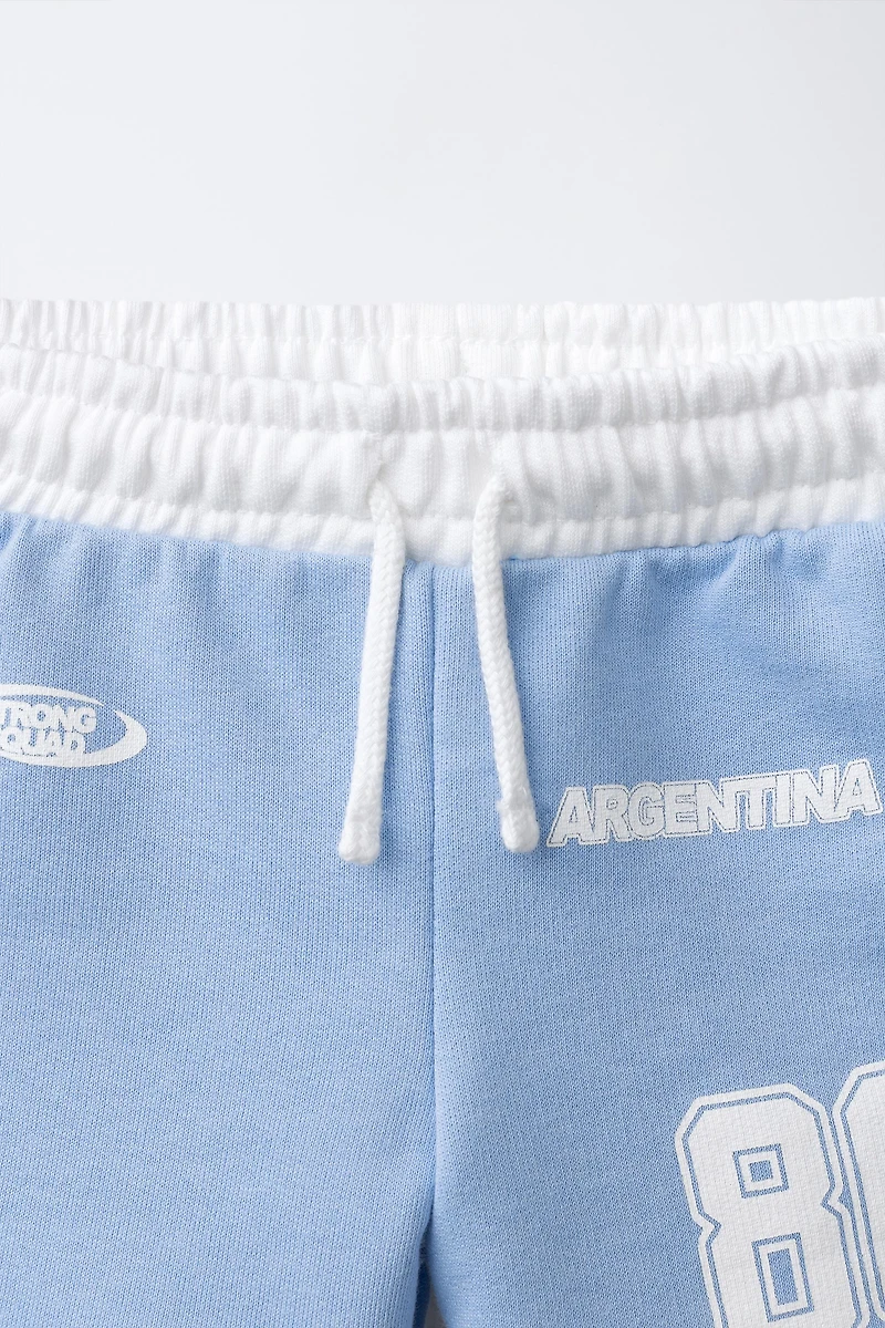 ARGENTINA PRINT SHORTS