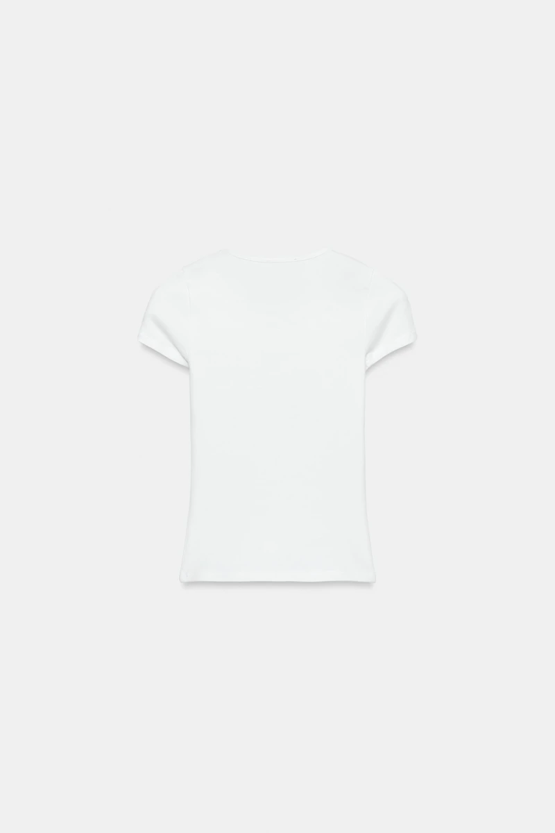 RIB SHORT SLEEVE T-SHIRT