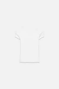 RIB SHORT SLEEVE T-SHIRT