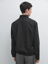 100% wool herringbone jacket