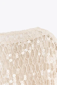 ZW COLLECTION SEQUIN TOP