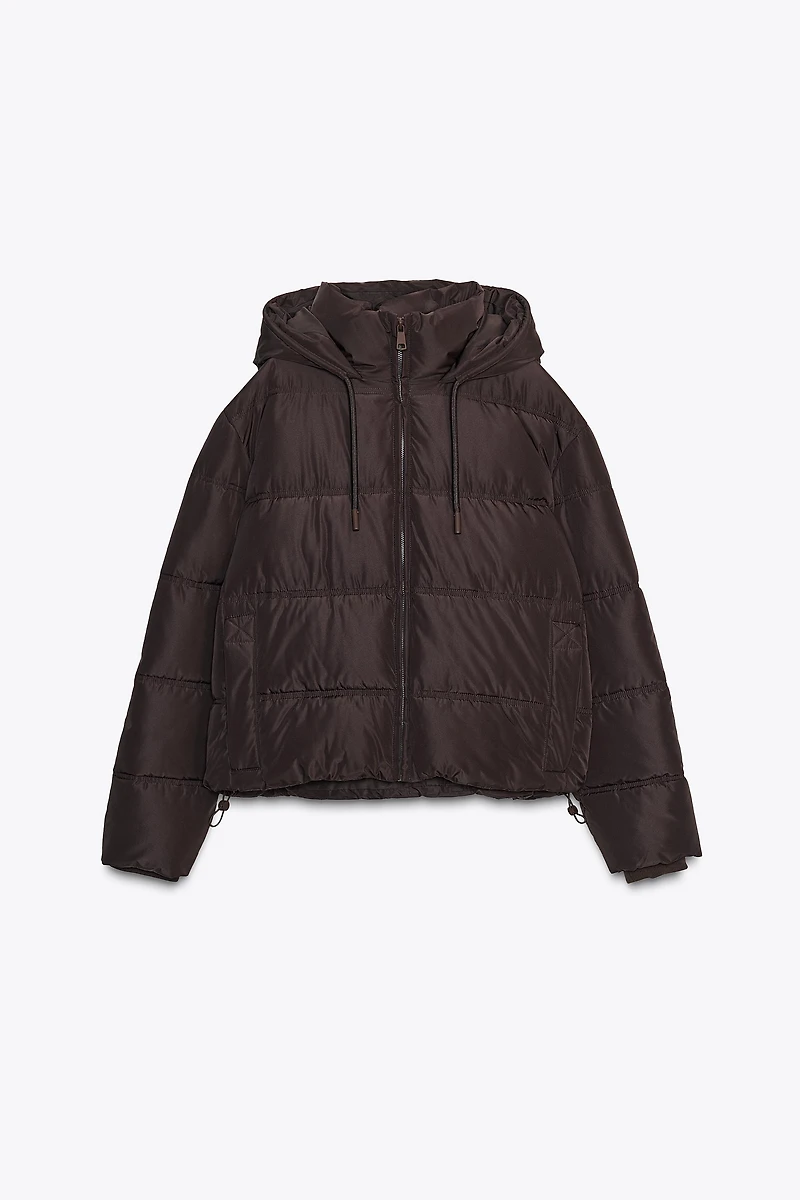 ANORAK REMBOURRÉ ET COURT IMPERMÉABLE COUPE VENT