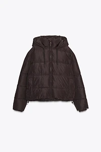 ANORAK REMBOURRÉ ET COURT IMPERMÉABLE COUPE VENT