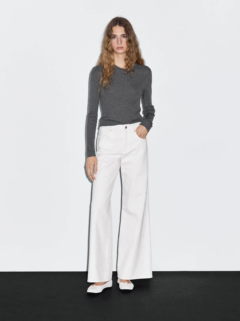 Tejan trousers with texture detail
