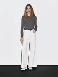 Tejan trousers with texture detail