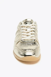 METALLIC EFFECT SNEAKERS