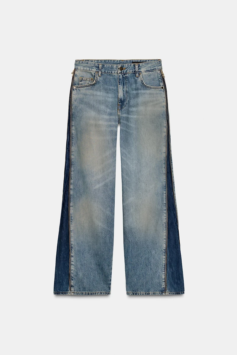 ZW COLLECTION MID-RISE ZIPPER LIMITED EDITION JEANS