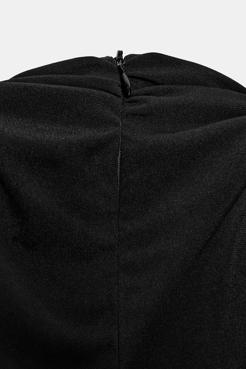 SHOULDER PAD MINI DRESS