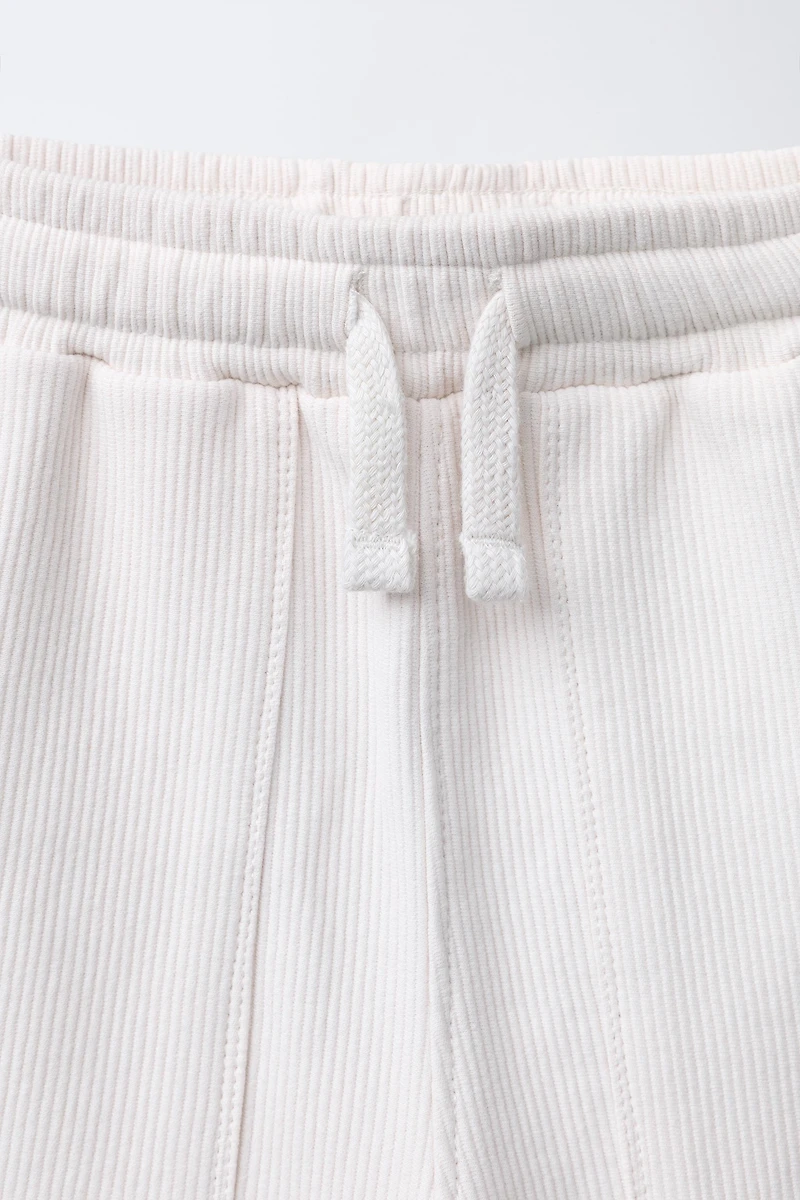 OTTOMAN T-SHIRT AND BERMUDA SHORTS SET WITH LABEL