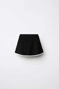 KNIT SKIRT WITH TIES