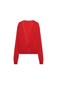 EXTRA SOFT 100% WOOL V-NECK JACKET