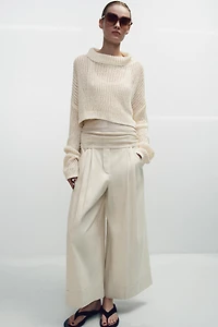 CROPPED HIGH NECK JUMPER