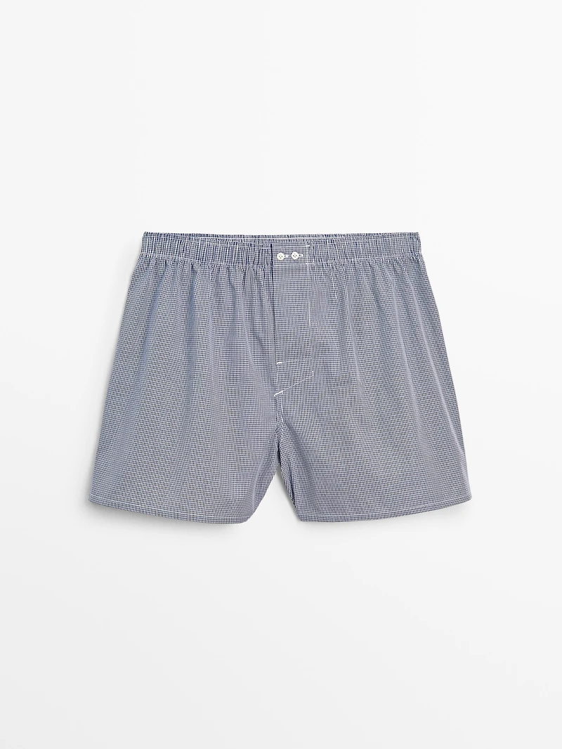 Gingham mini boxers