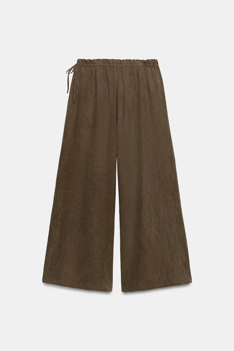 TIED PALAZZO PANTS