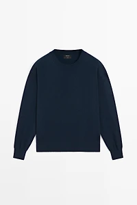 Pull manches longues 100 % cachemire