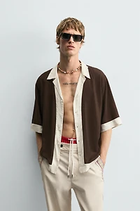 CHEMISE VISCOSE - LIN COLOR BLOCK