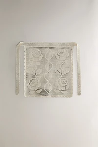 CROCHET COTTON APRON