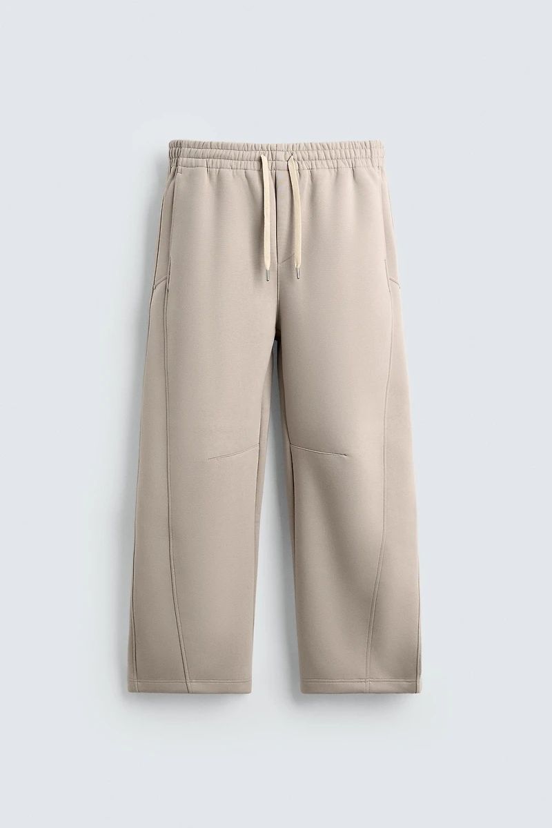 NEOPRENE LOOK BALLOON FIT PANTS