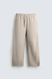 NEOPRENE LOOK BALLOON FIT PANTS
