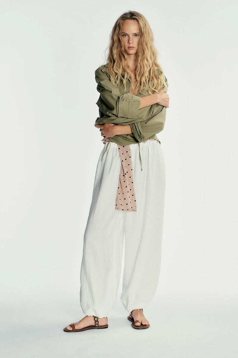 PANTALON FLUIDE BOUFFANT