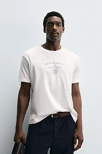 T-SHIRT À INSCRIPTION IMPRIMÉE