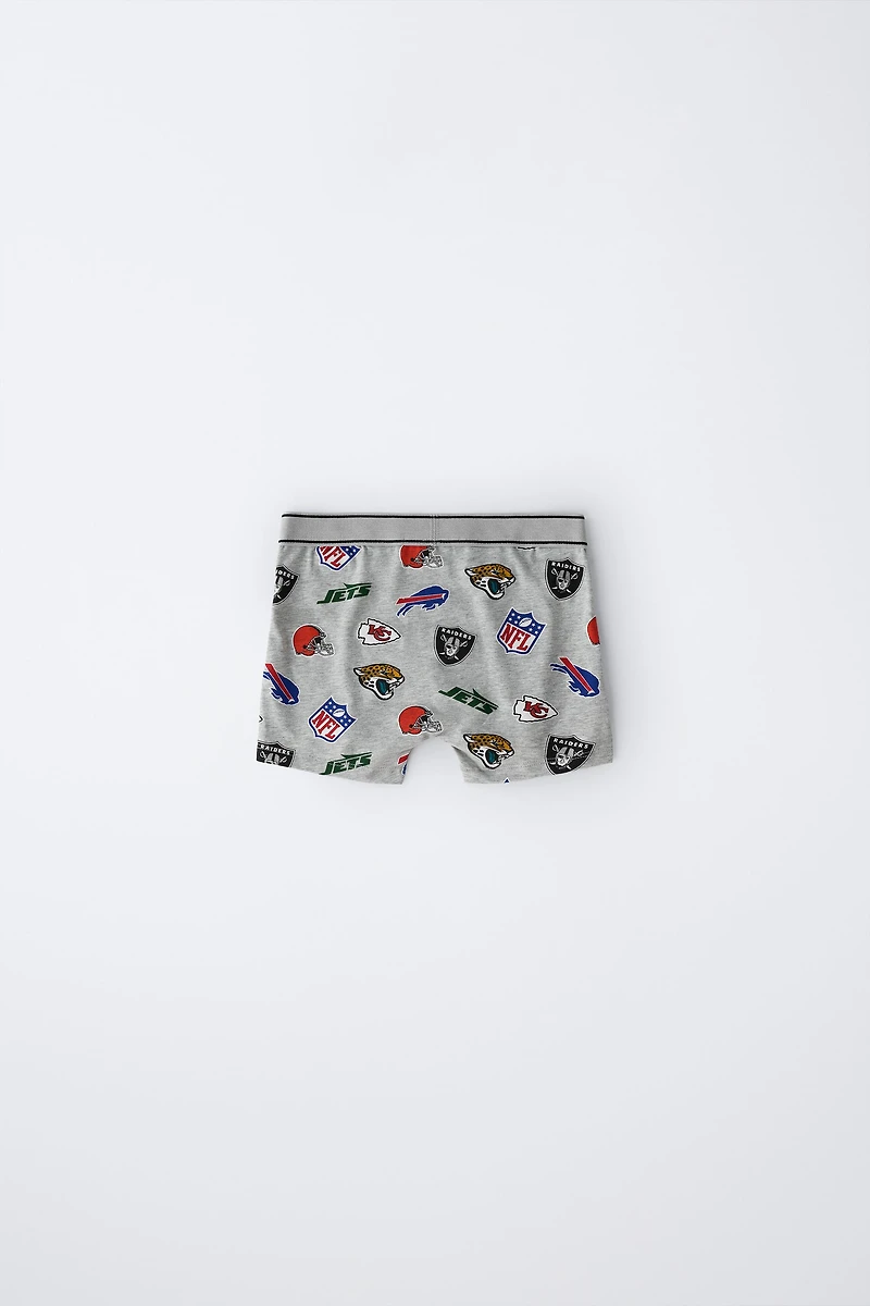 6-14 YEARS/ TWO-PACK OF NFL © OUTER STUFF BOXERS
