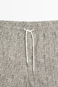 Printed swimming trunks
