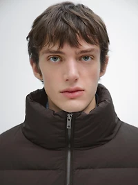 Water-repellent puffer jacket