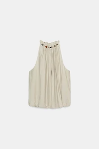 TOP HALTER BALLON FANTAISIE