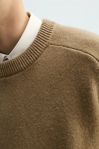 DOUBLE-FACED WOOL JUMPER