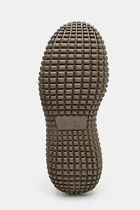 STRETCH HIGH-TOP SNEAKERS