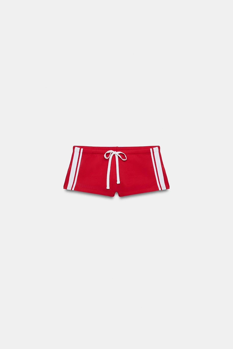 MINI SHORTS WITH SIDE STRIPES