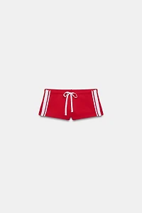 MINI SHORTS WITH SIDE STRIPES