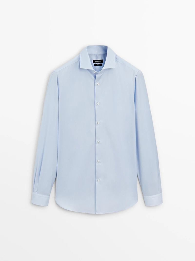 Chemise slim à micro-rayures