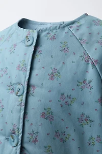 VESTE IMPRIMÉE À FLEURS