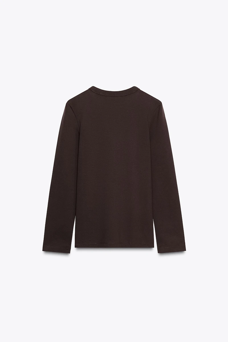 INTERLOCK LONG SLEEVE T-SHIRT