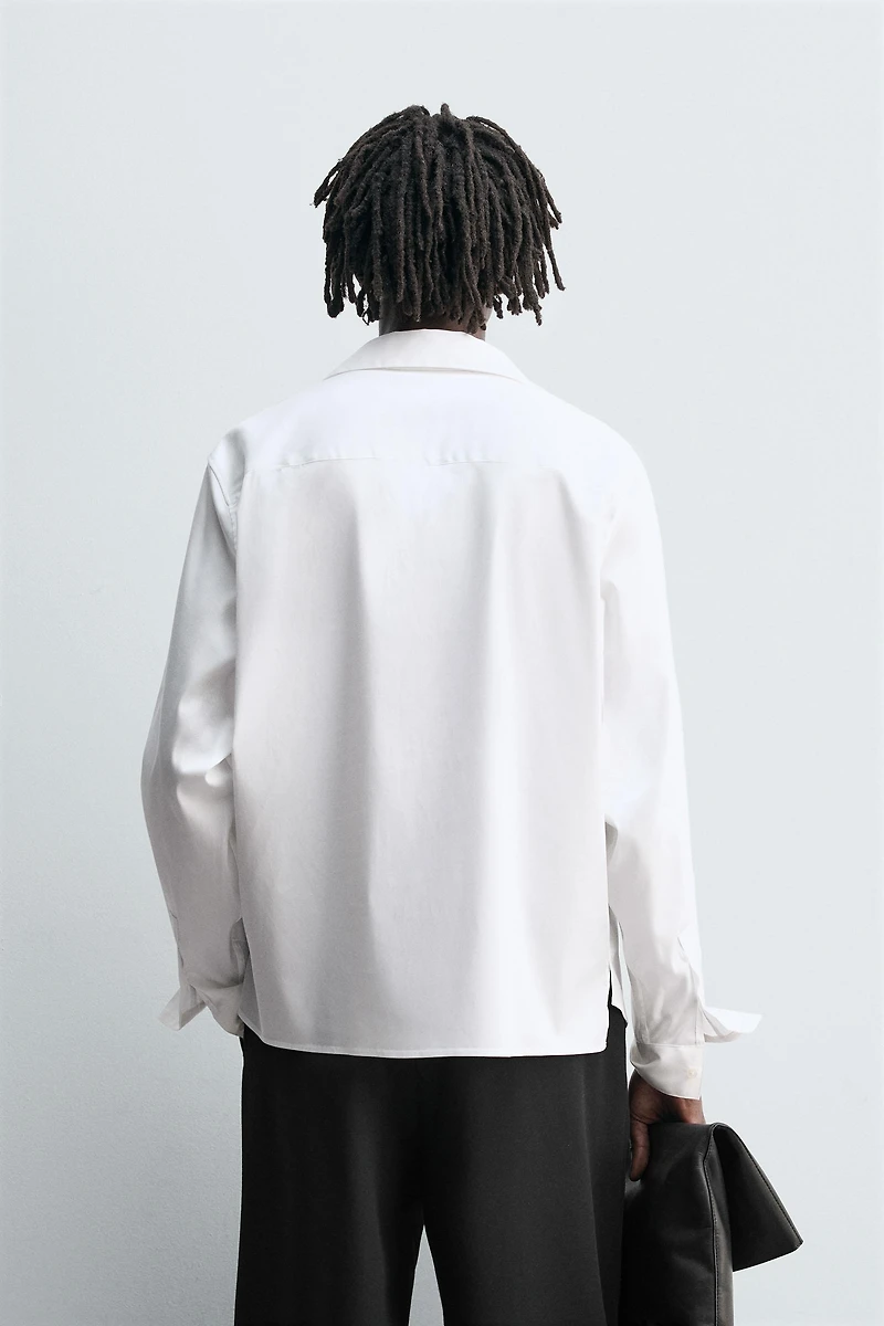 FLOWY TIE SHIRT