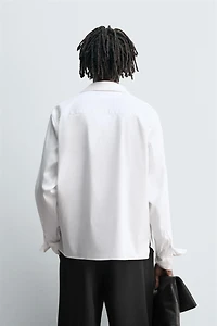FLOWY TIE SHIRT