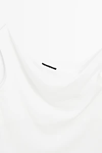 Asymmetric off-the-shoulder top