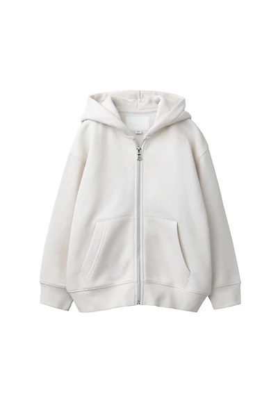 BASIC ZIP SWEATSHIRT