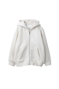 BASIC ZIP SWEATSHIRT