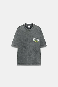 PHILIPPA COULES WASHED EFFECT T-SHIRT