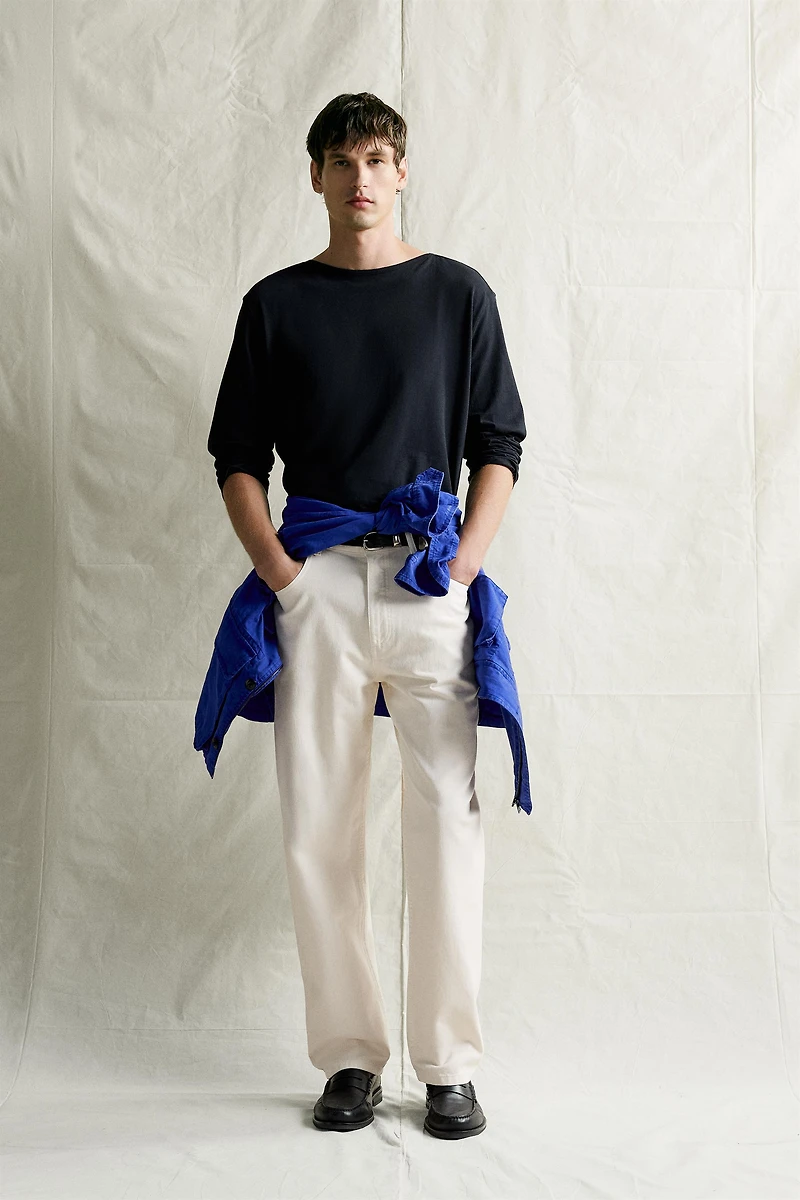 BOAT NECK REGULAR FIT T-SHIRT