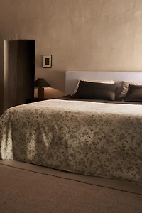 FLORAL PRINT DUVET COVER