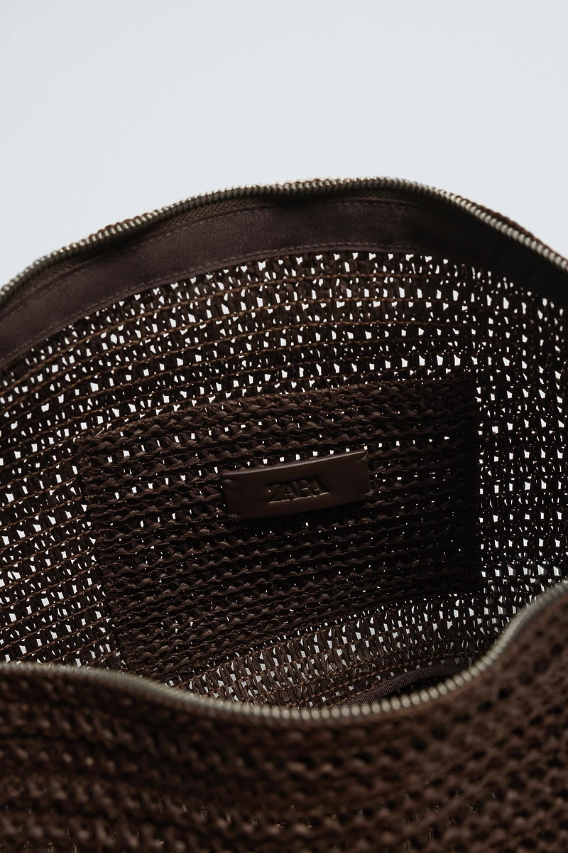 WOVEN SHOULDER BAG